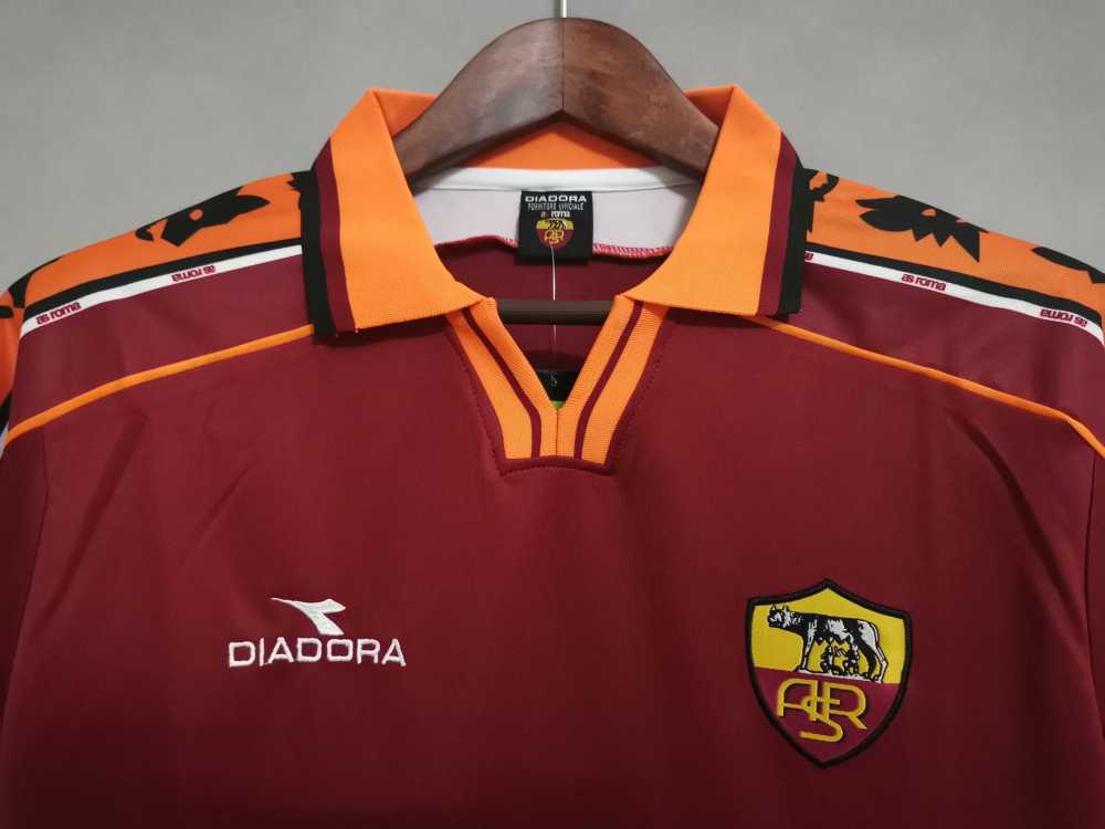 AS Roma Home Retro Jersey 1998/1999