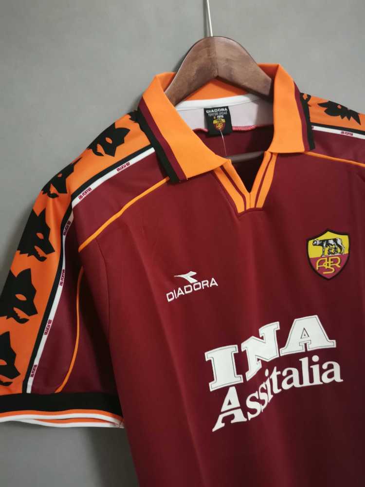 AS Roma Home Retro Jersey 1998/1999