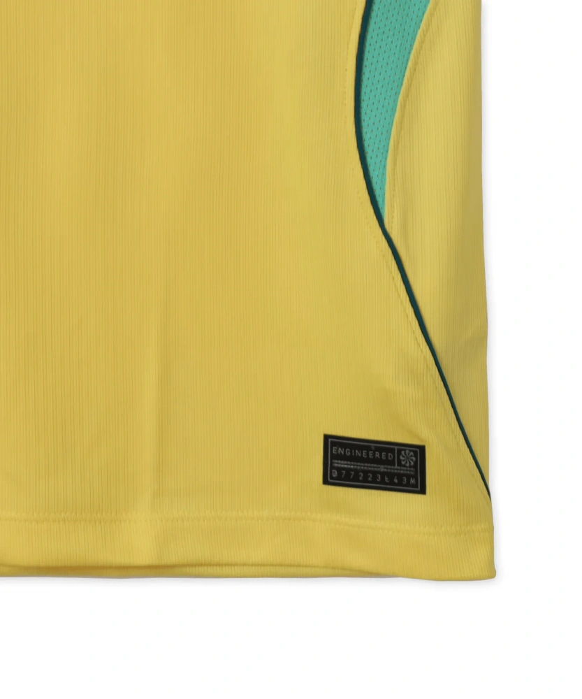 Nike Men's Brazil Casemiro Home Stadium Jersey 2026 (Canary/Teal)