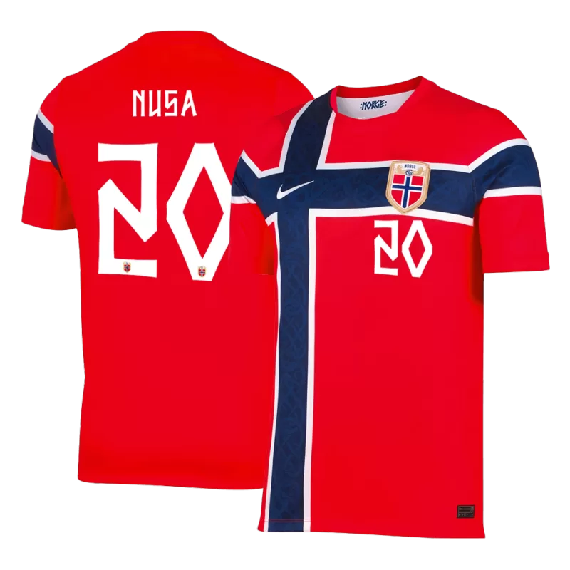 NUSA #20 Norway Home Soccer Jersey World Cup 2026