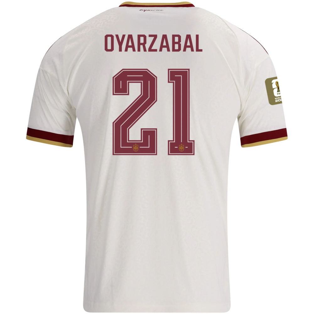 Men's Replica adidas Oyarzabal Spain Away Jersey 2026