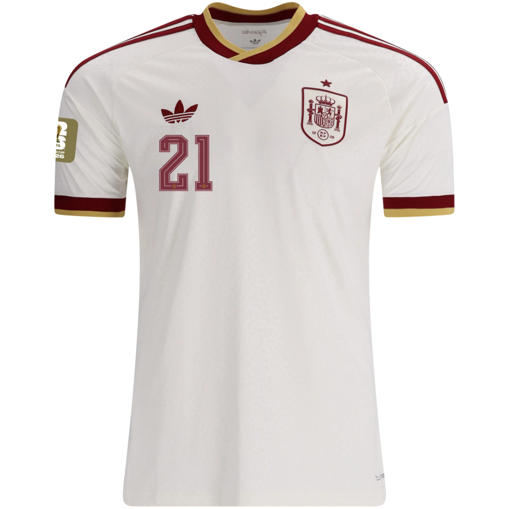 Men's Replica adidas Oyarzabal Spain Away Jersey 2026