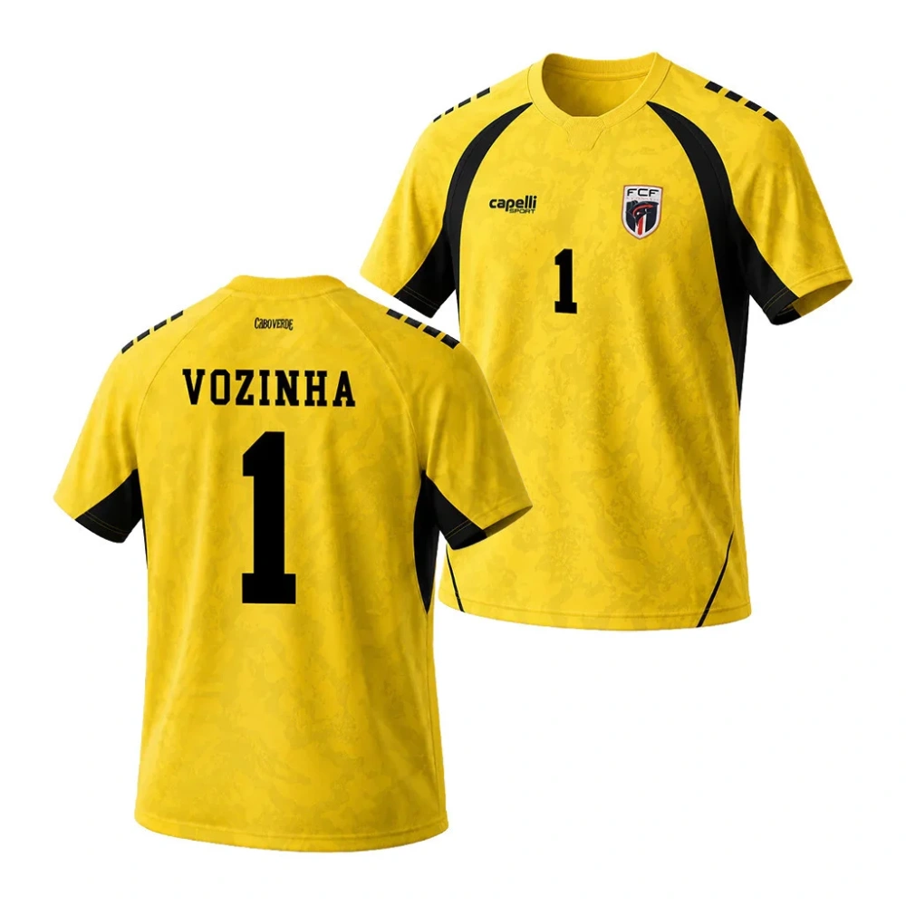 Cabo Verde World Cup 2026 Merch #1 Vozinha Cabo Verde 2026 Goalkeeper Jersey Gifts For Fans