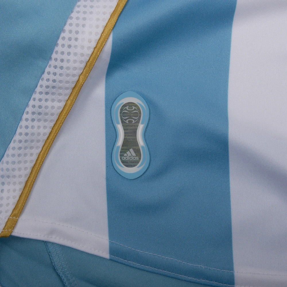 adidas Argentina Reissue Home Riquelme 10 Shirt 2006 (Retro Flex Printing)