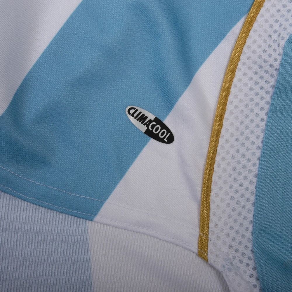 adidas Argentina Reissue Home Riquelme 10 Shirt 2006 (Retro Flex Printing)