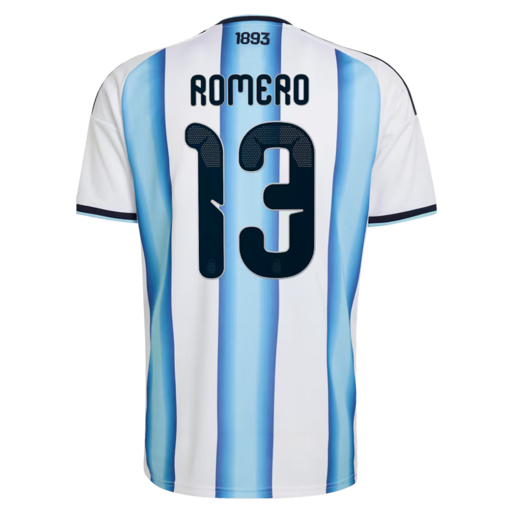 Argentina adidas Home Shirt 2026 with Romero 13 printing