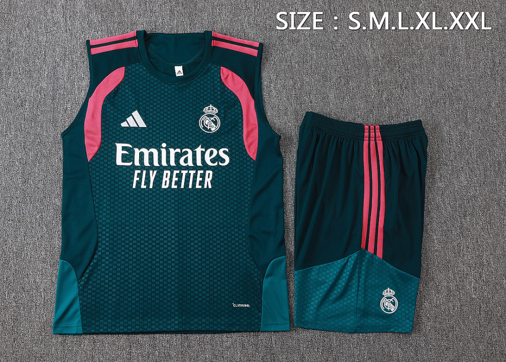 26-27 Real Madrid Training Vest Green