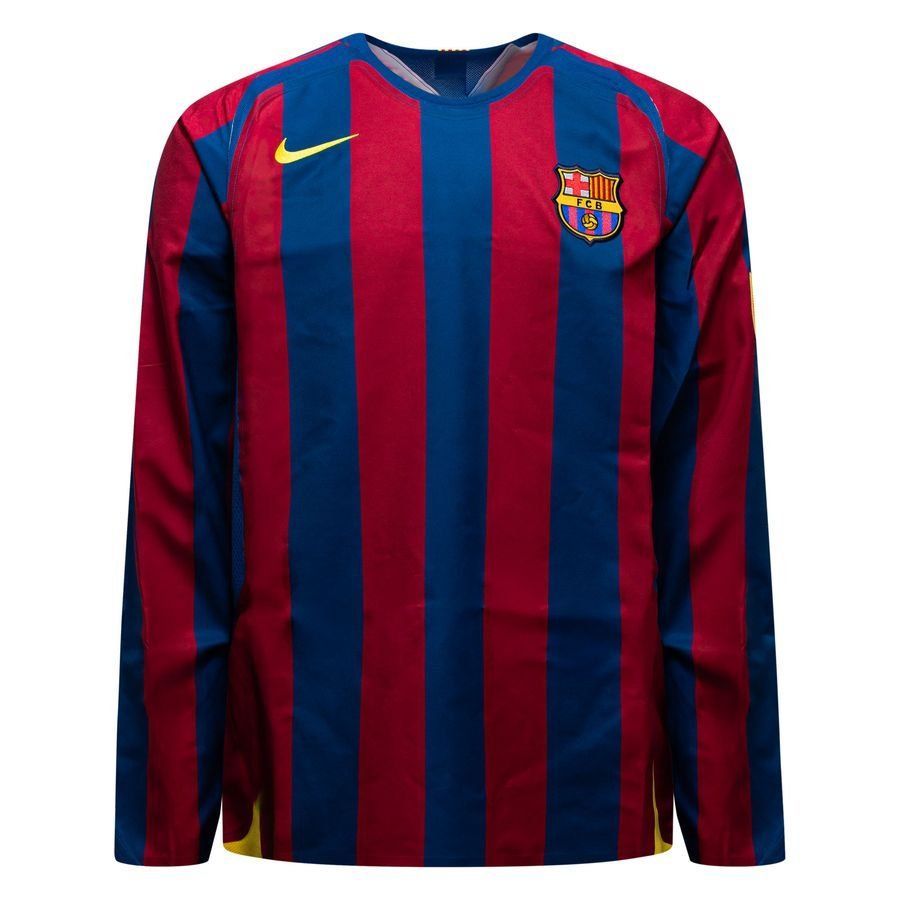 Barcelona Home Shirt 2005/06 Reissue RONALDINHO 10 Long Sleeves LIMITED EDITION