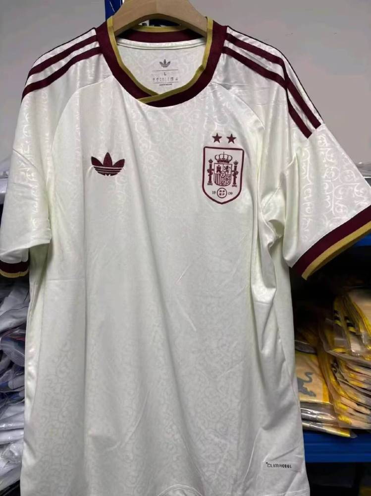 2026 Spain 2 Star Away World Cup Soccer Jersey Custom Shirt