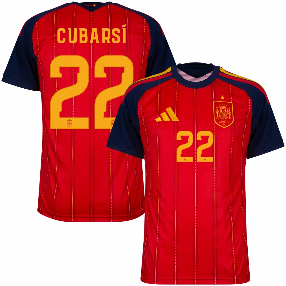 adidas Spain Home Cubarsí 22 Shirt 2026-2027