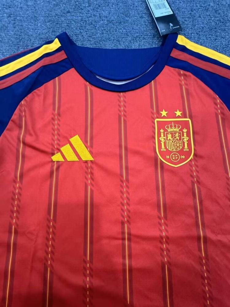 2026 Spain 2-Star Home World Cup Soccer Jersey Custom Shirt