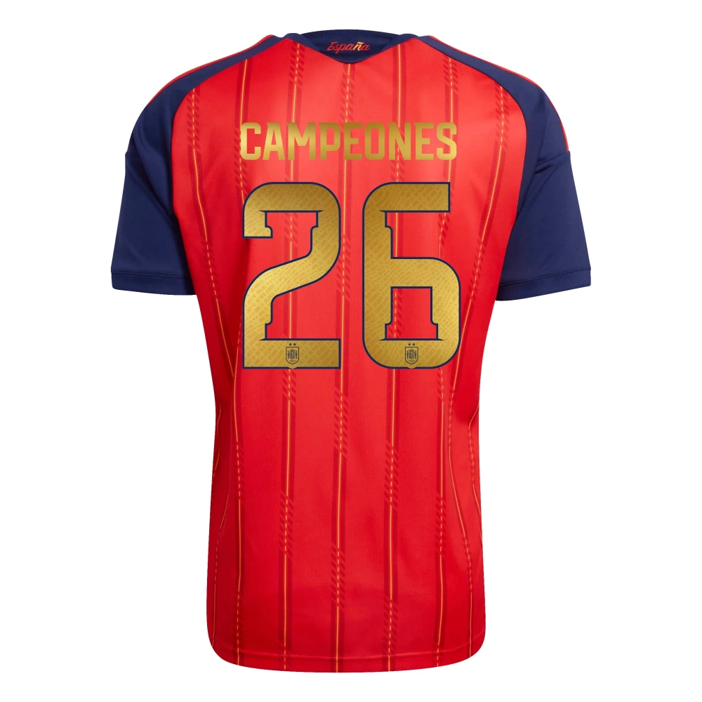 Spain Men's Home Jersey World Cup 2026 - Champions Edition - 26