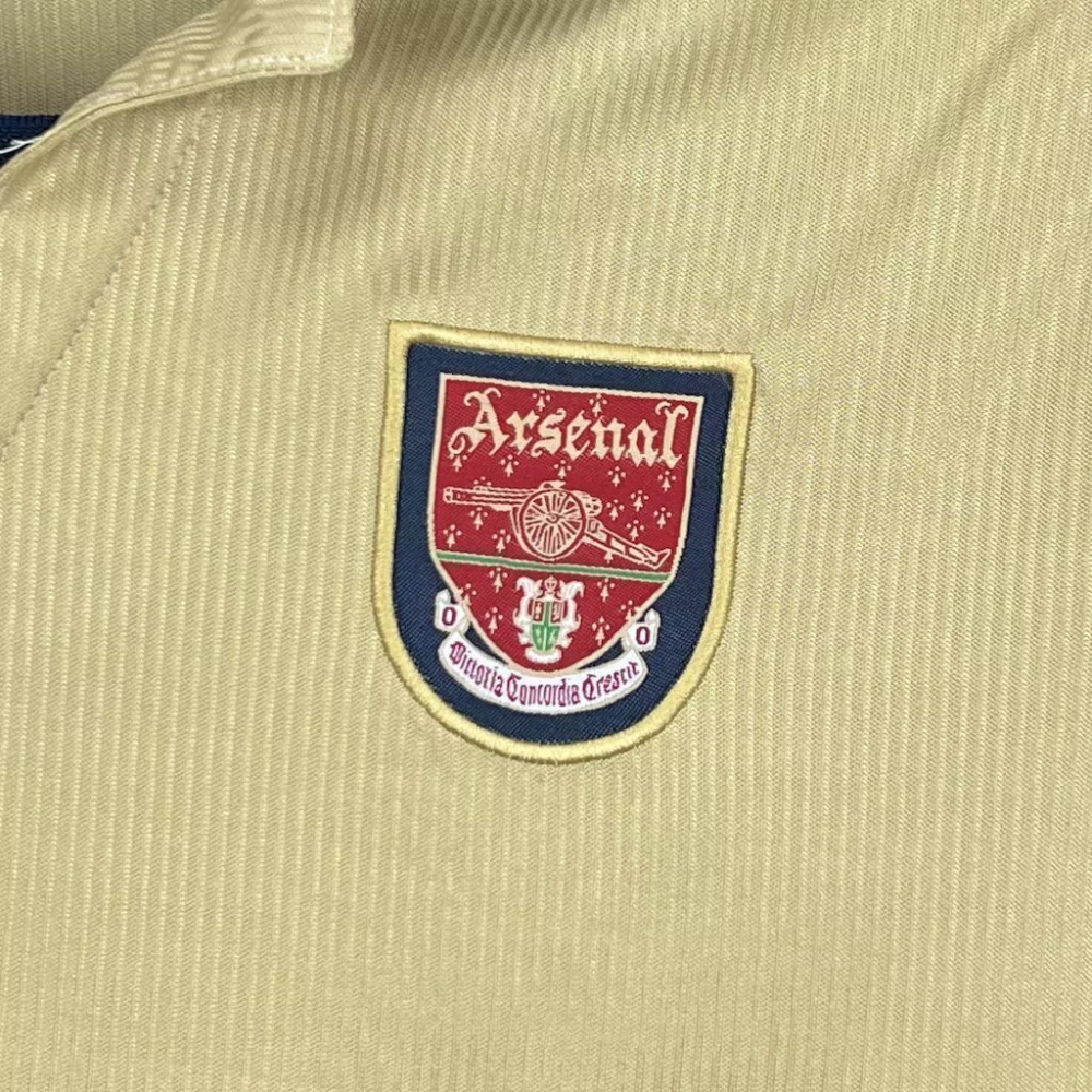 2001-02 Arsenal Away Retro Jersey Long Sleeve