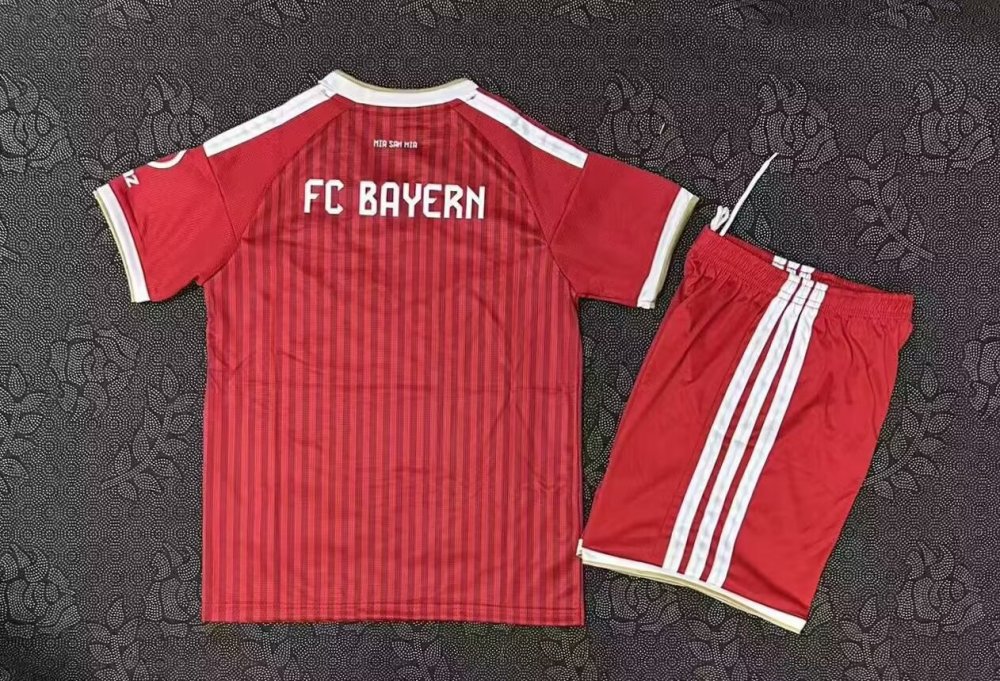 26-27 Bayern Munich Home Football Kids Kit