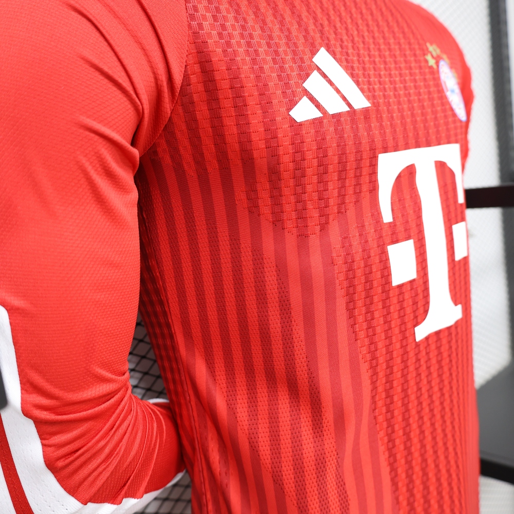26-27 Bayern Munich Home Football Jersey Player Version Long Sleeve