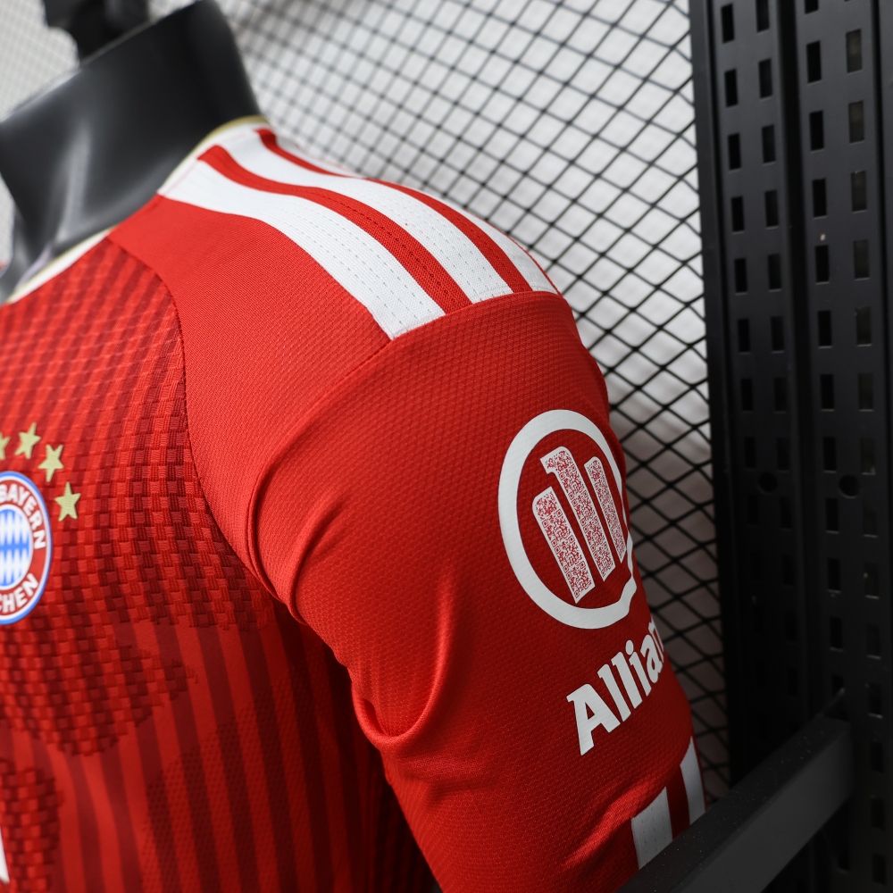 26-27 Bayern Munich Home Football Jersey Player Version Long Sleeve