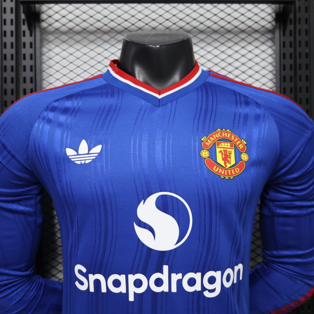 26-27 Manchester United Away Soccer Jersey Long Sleeve
