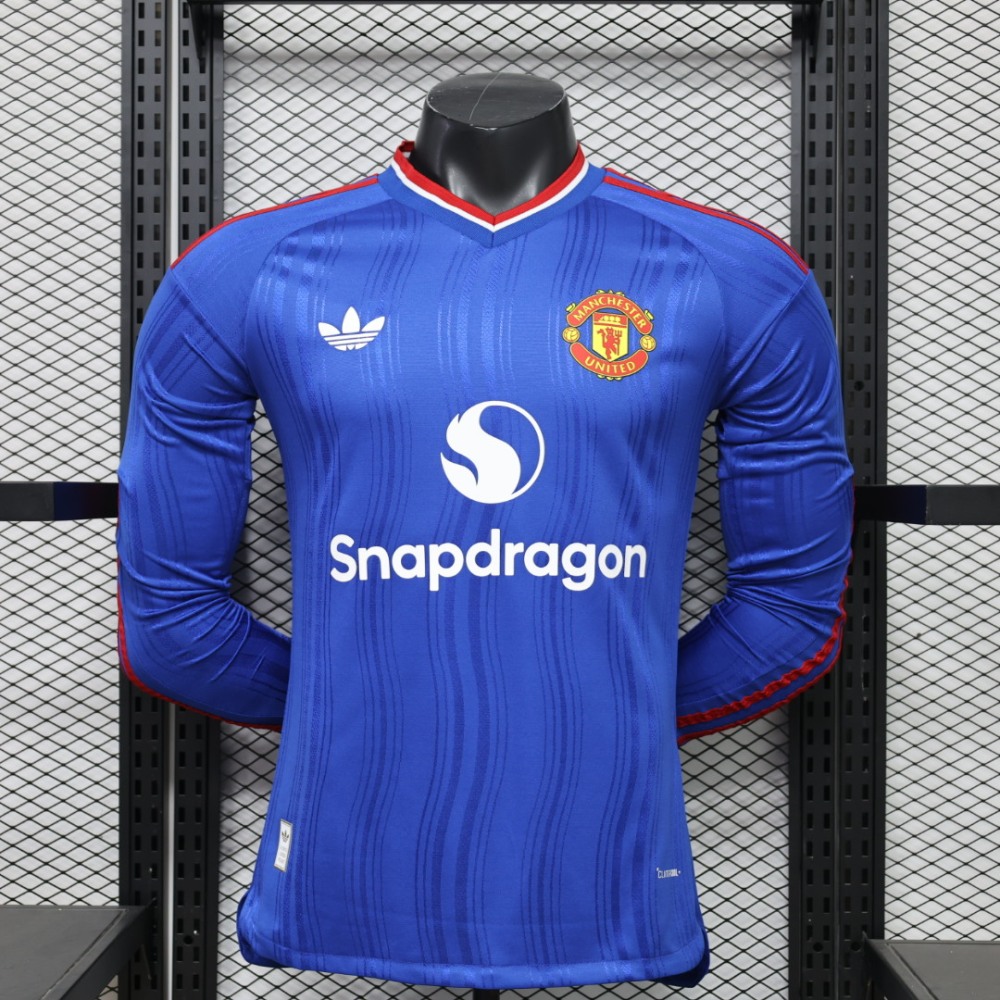 26-27 Manchester United Away Soccer Jersey Long Sleeve