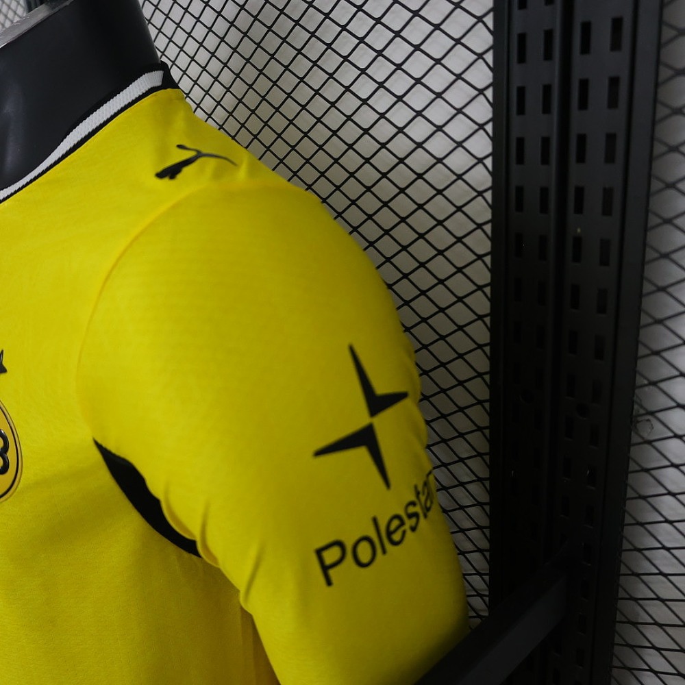 26-27 Borussia Dortmund Home Soccer Jersey Player Version Long Sleeve
