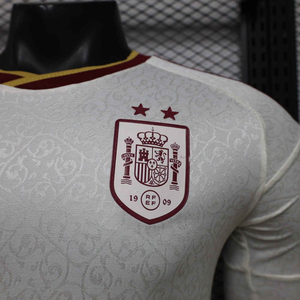 2026 Spain 2-Star Away World Cup Soccer Jersey Authentic Shirt Long Sleeve