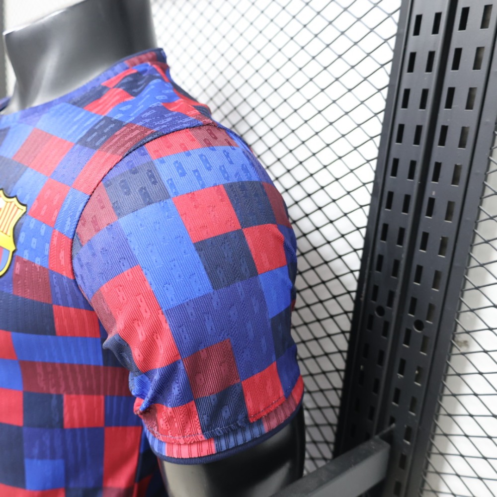 26-27 Barcelona Pre-match Soccer Jersey Player Version