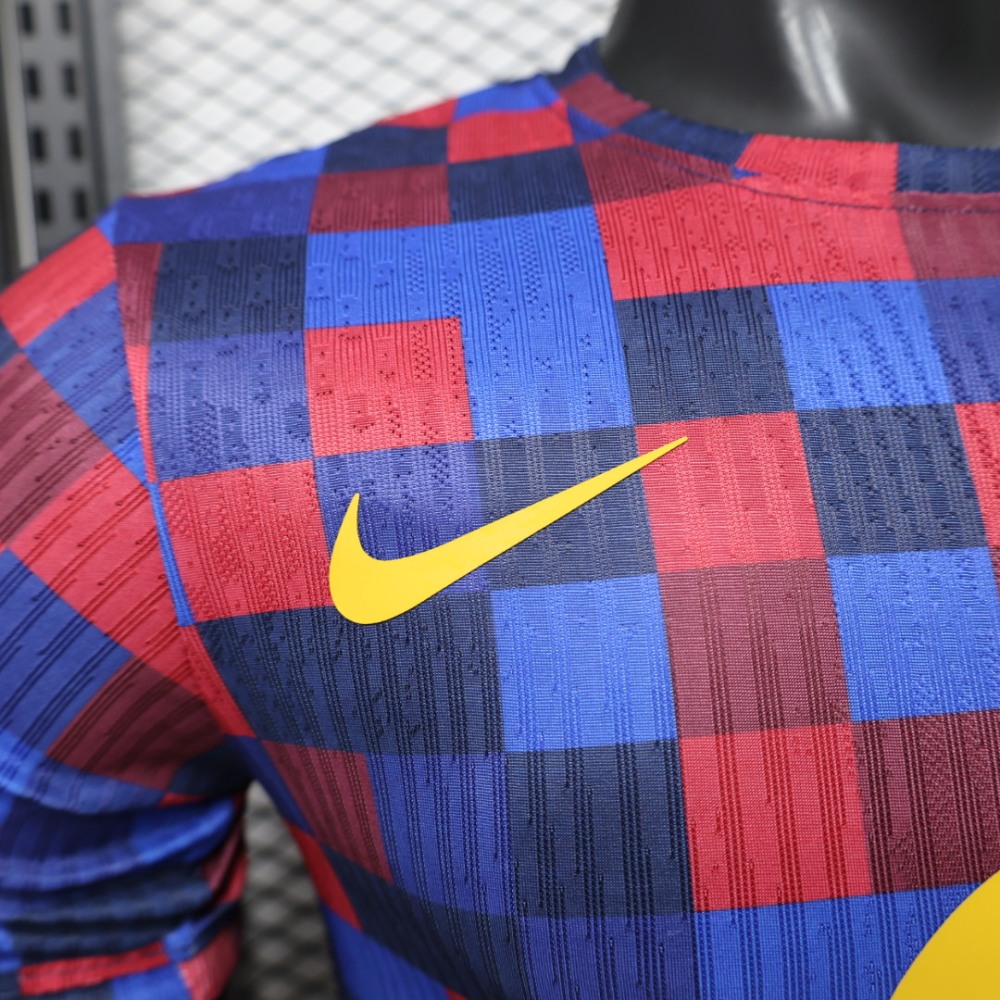 26-27 Barcelona Pre-match Soccer Jersey Player Version