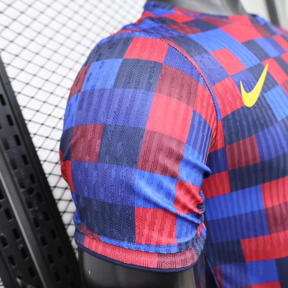 26-27 Barcelona Pre-match Soccer Jersey Player Version
