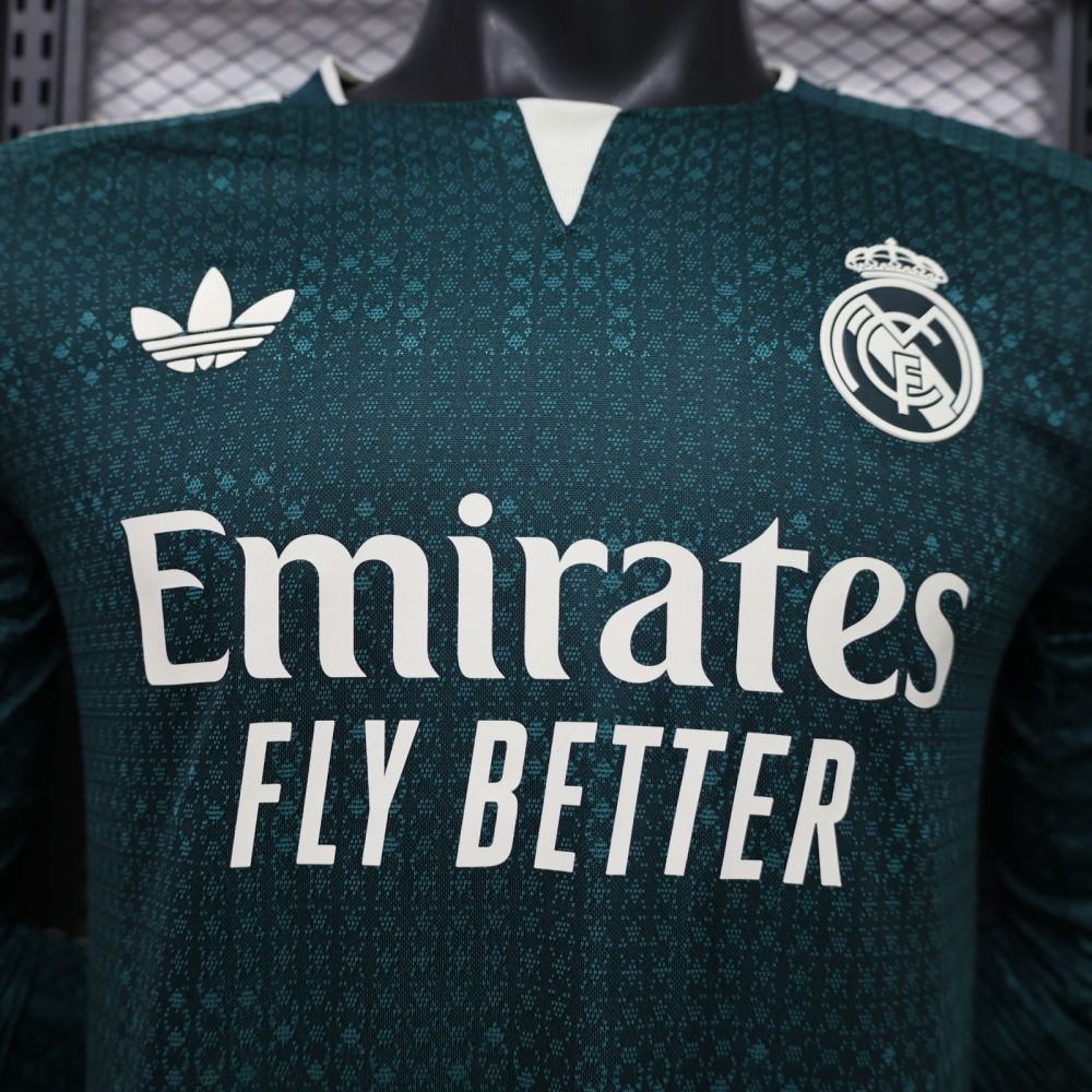 26-27 Real Madrid Away Soccer Jersey Player Version Long Sleeve