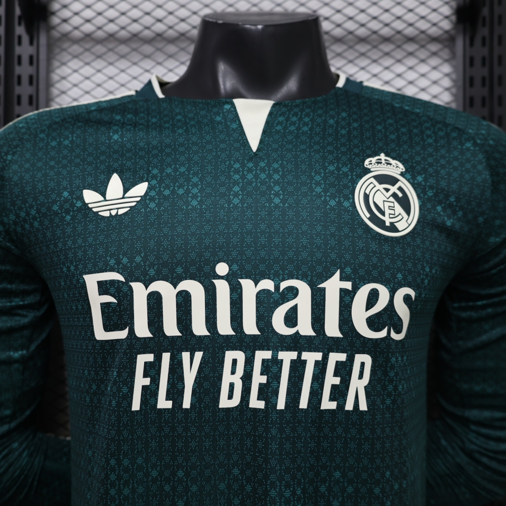 26-27 Real Madrid Away Soccer Jersey Player Version Long Sleeve