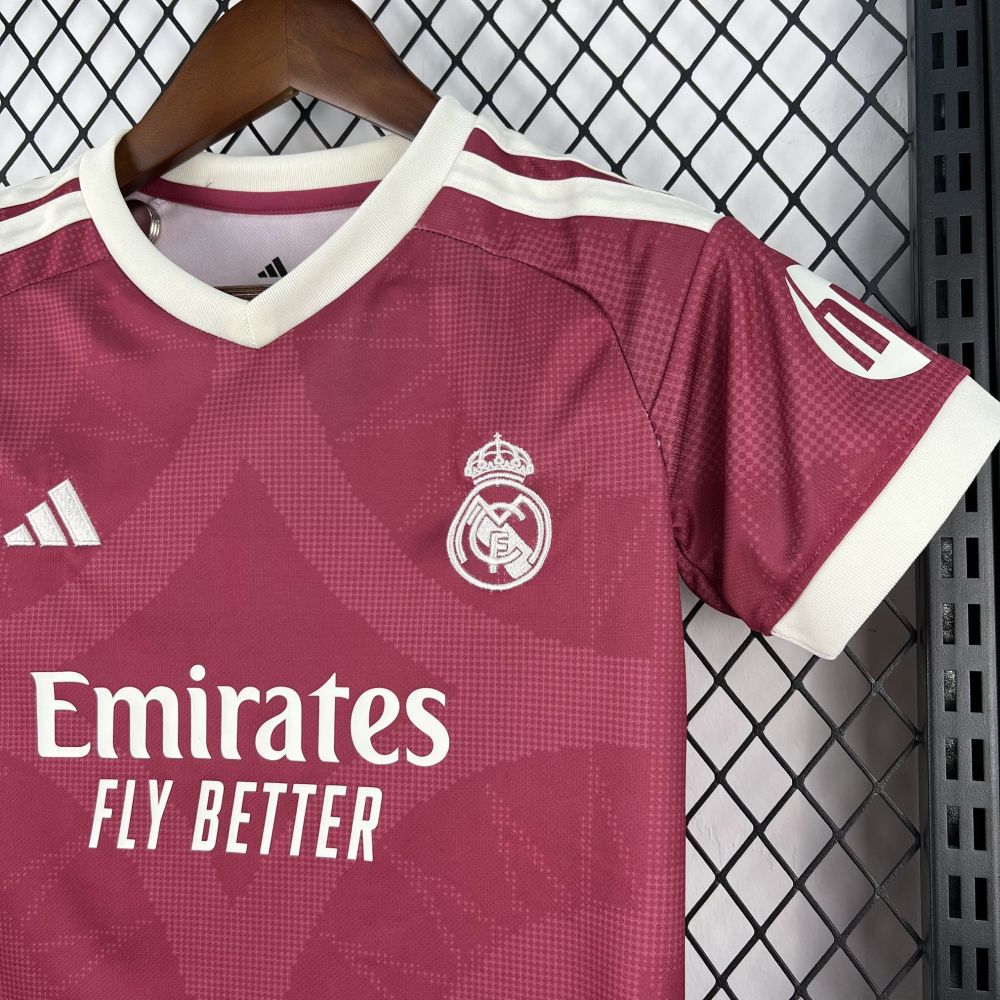 26-27 Real Madrid Away Soccer Kids Kit Jersey+Shorts