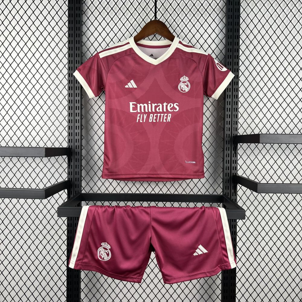 26-27 Real Madrid Away Soccer Kids Kit Jersey+Shorts