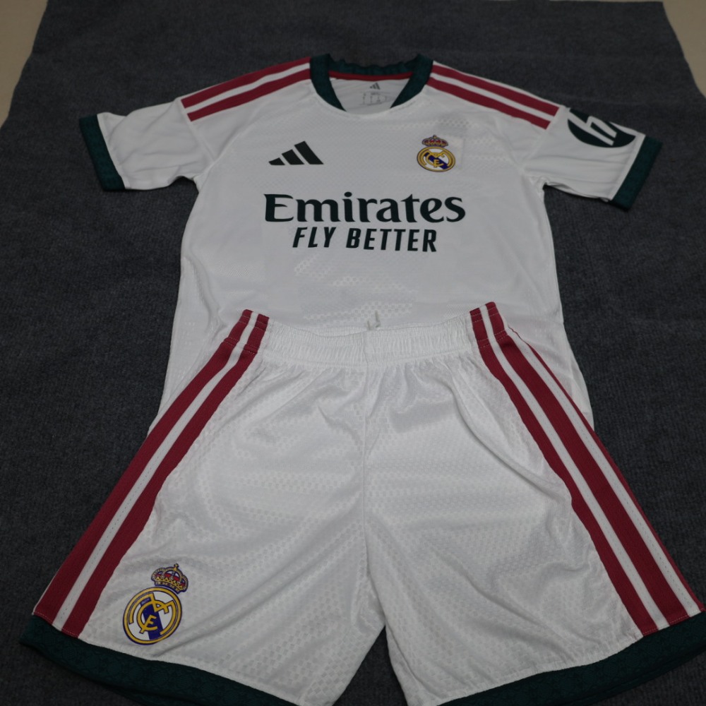 26-27 Real Madrid Home Soccer Kids Kit Player Version