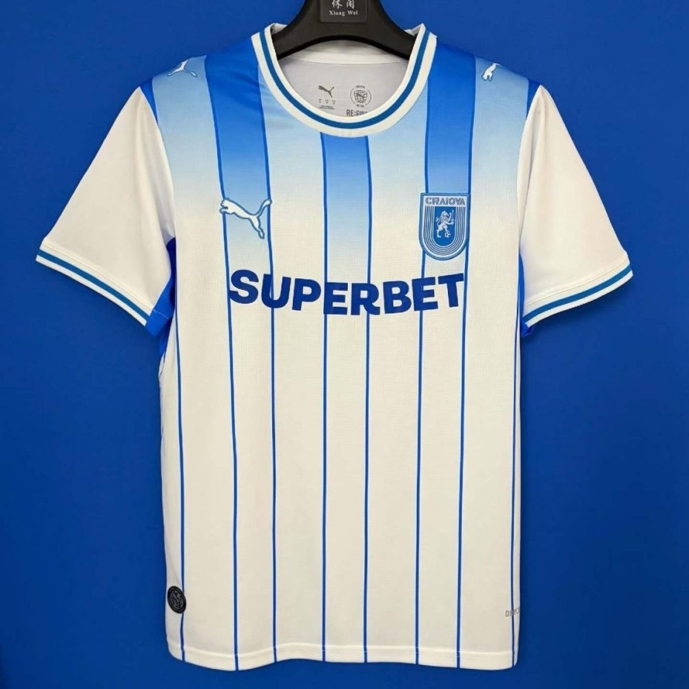 26-27 Universitatea Craiova Home Soccer Jersey