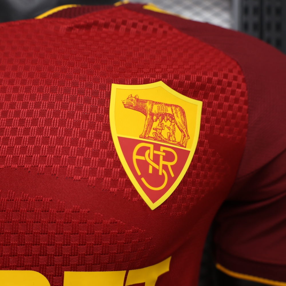 26-27 AS Roma Home Soccer Jersey Player Version