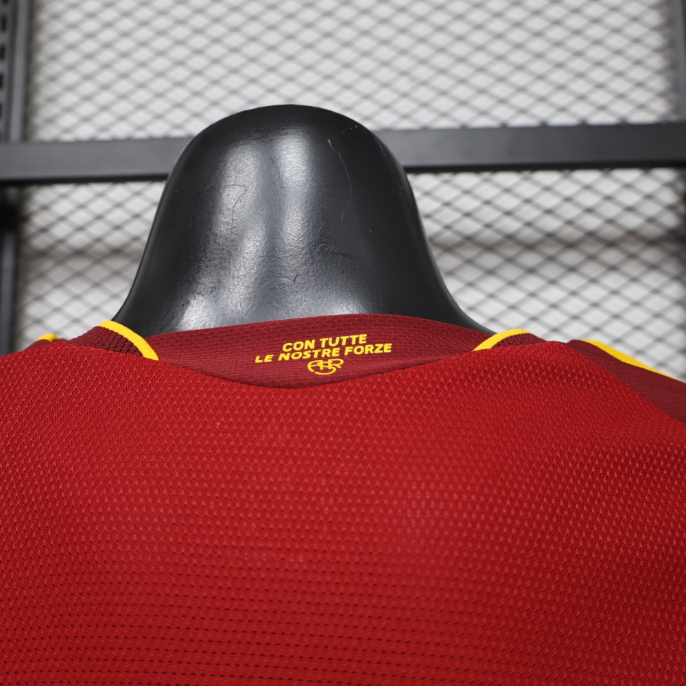 26-27 AS Roma Home Soccer Jersey Player Version