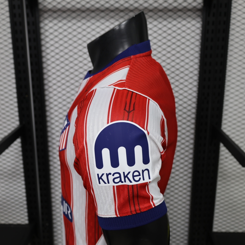 26-27 Atletico Madrid Home Soccer Jersey Player Edition