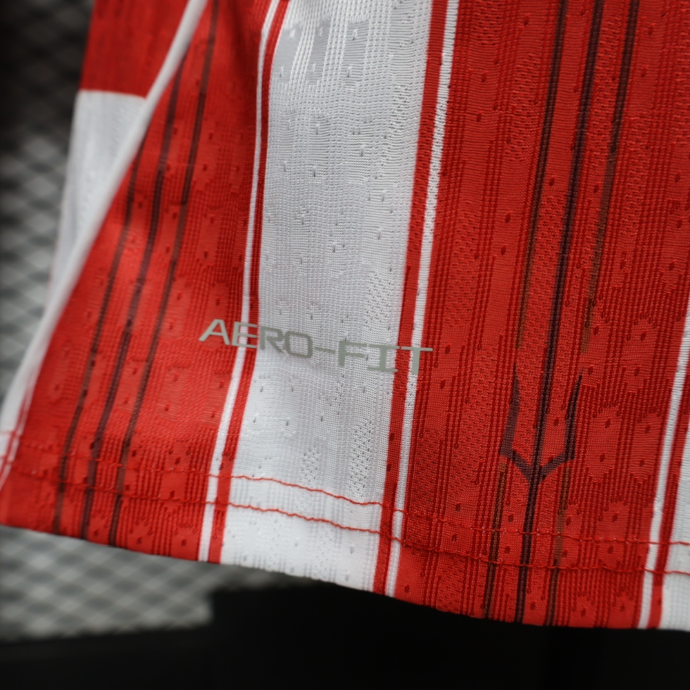 26-27 Atletico Madrid Home Soccer Jersey Player Edition Long Sleeve