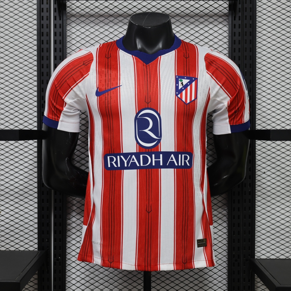 26-27 Atletico Madrid Home Soccer Jersey Player Edition