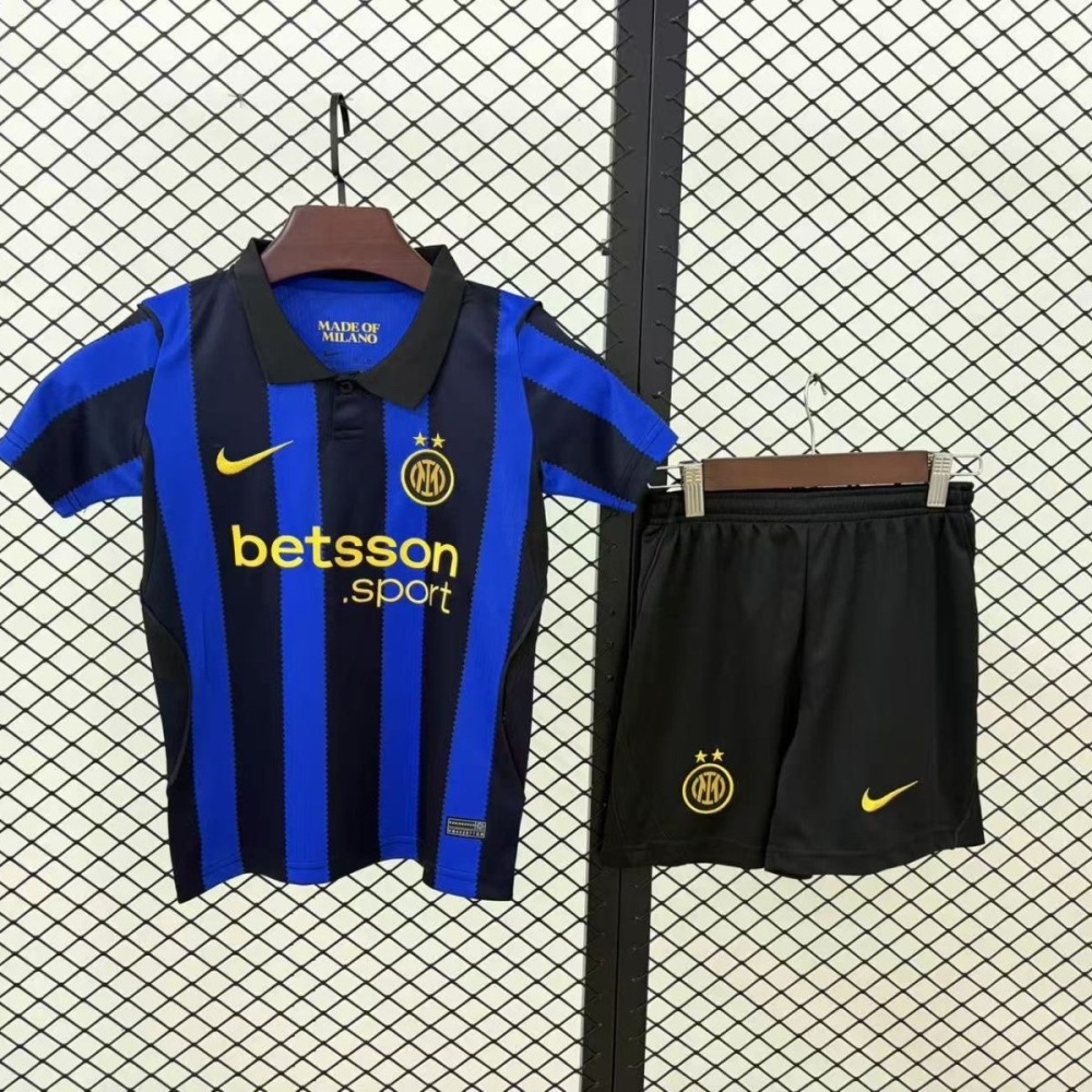26-27 Inter Milan Home Kids Kit Jersey +Shorts
