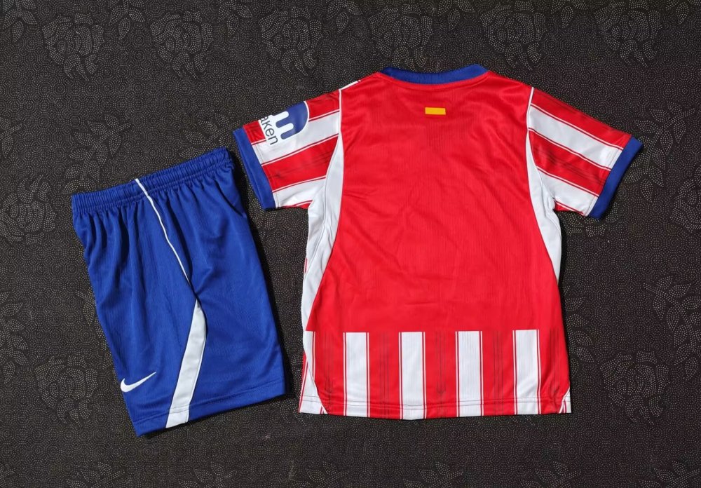 26-27 Atletico Madrid Home Soccer Kids Kit
