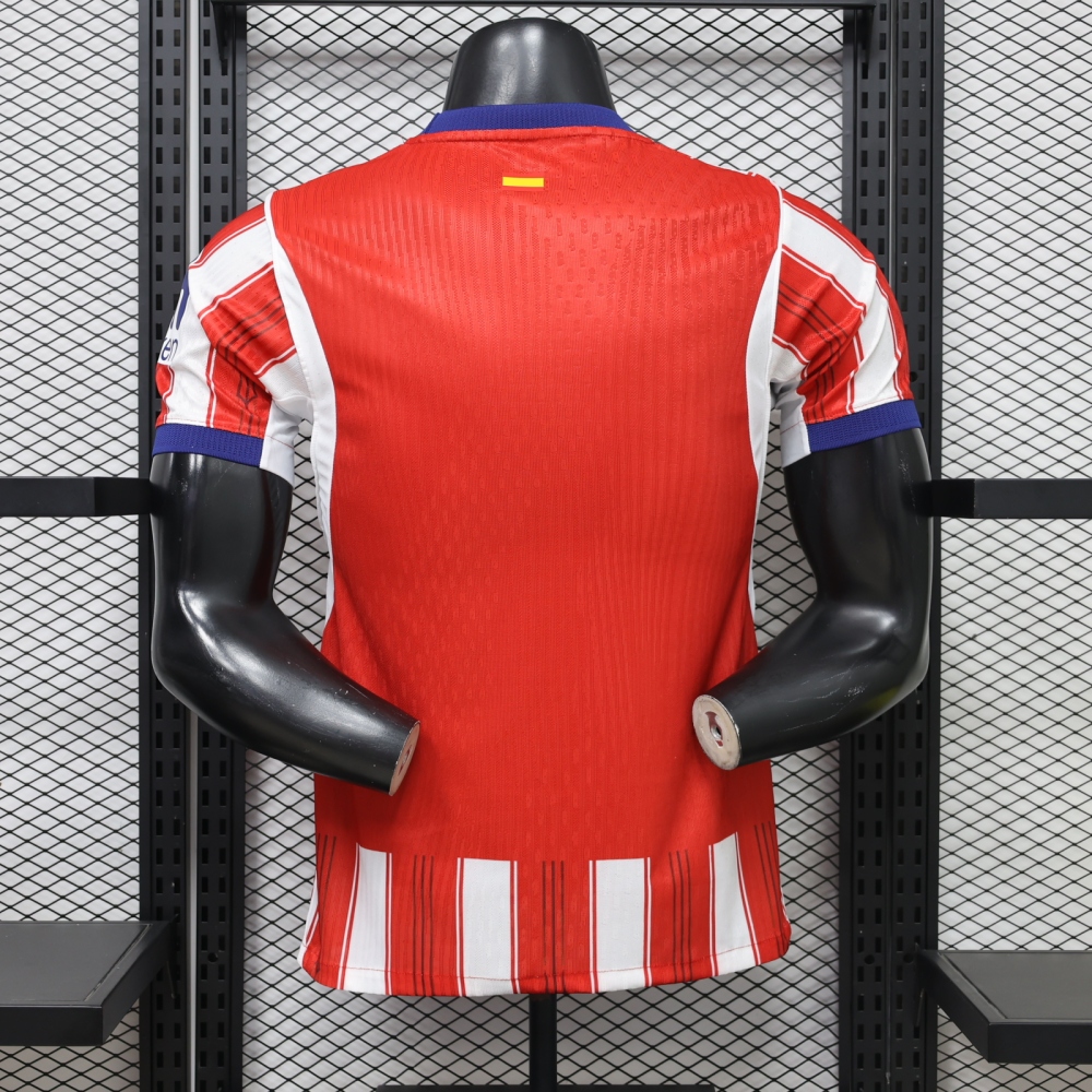 26-27 Atletico Madrid Home Soccer Jersey Player Edition