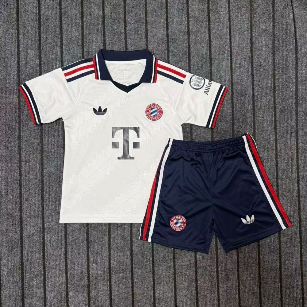 26-27 Bayern Munich Away Football Kids Kit