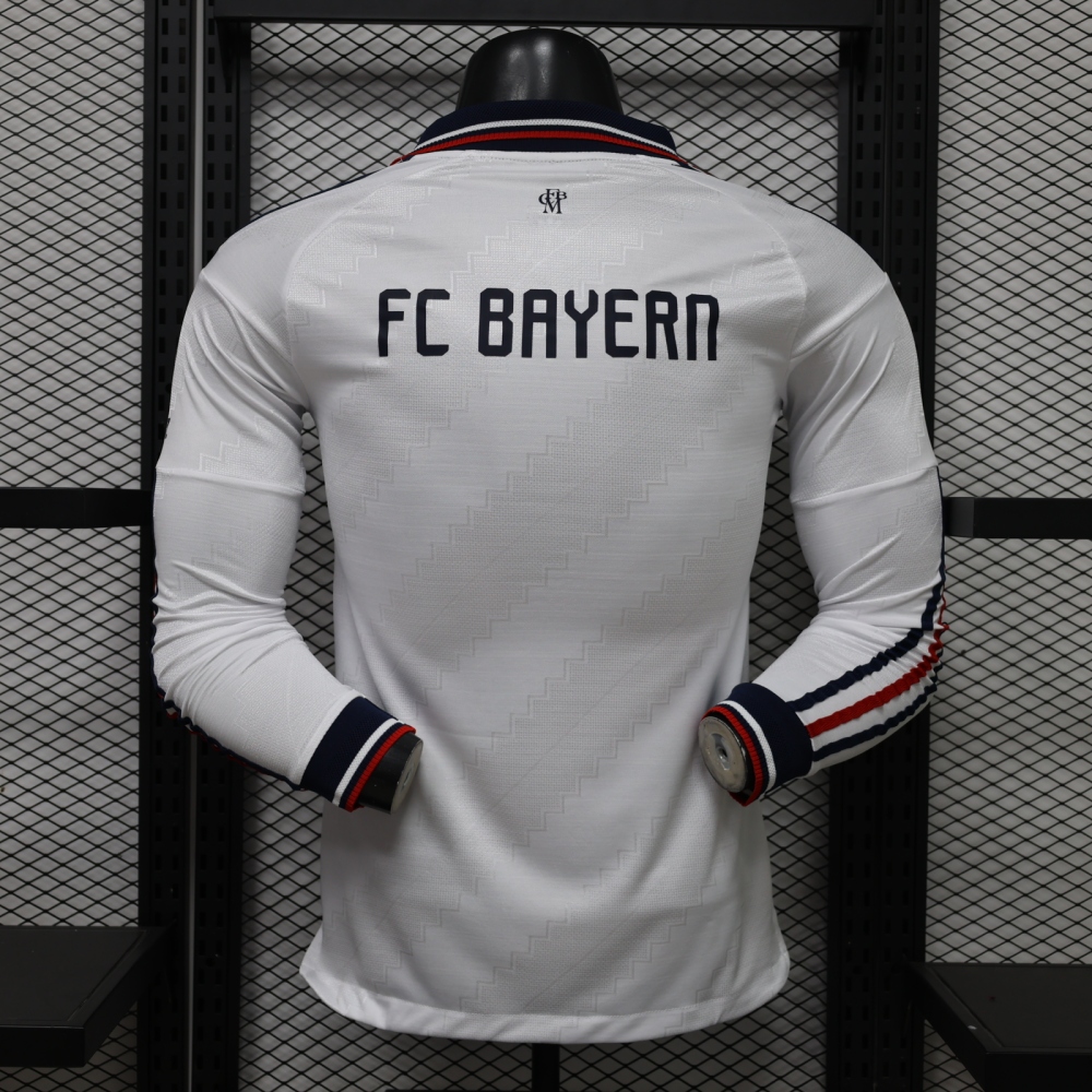 26-27 Bayern Munich Away Football Jersey Player Version Long Sleeve
