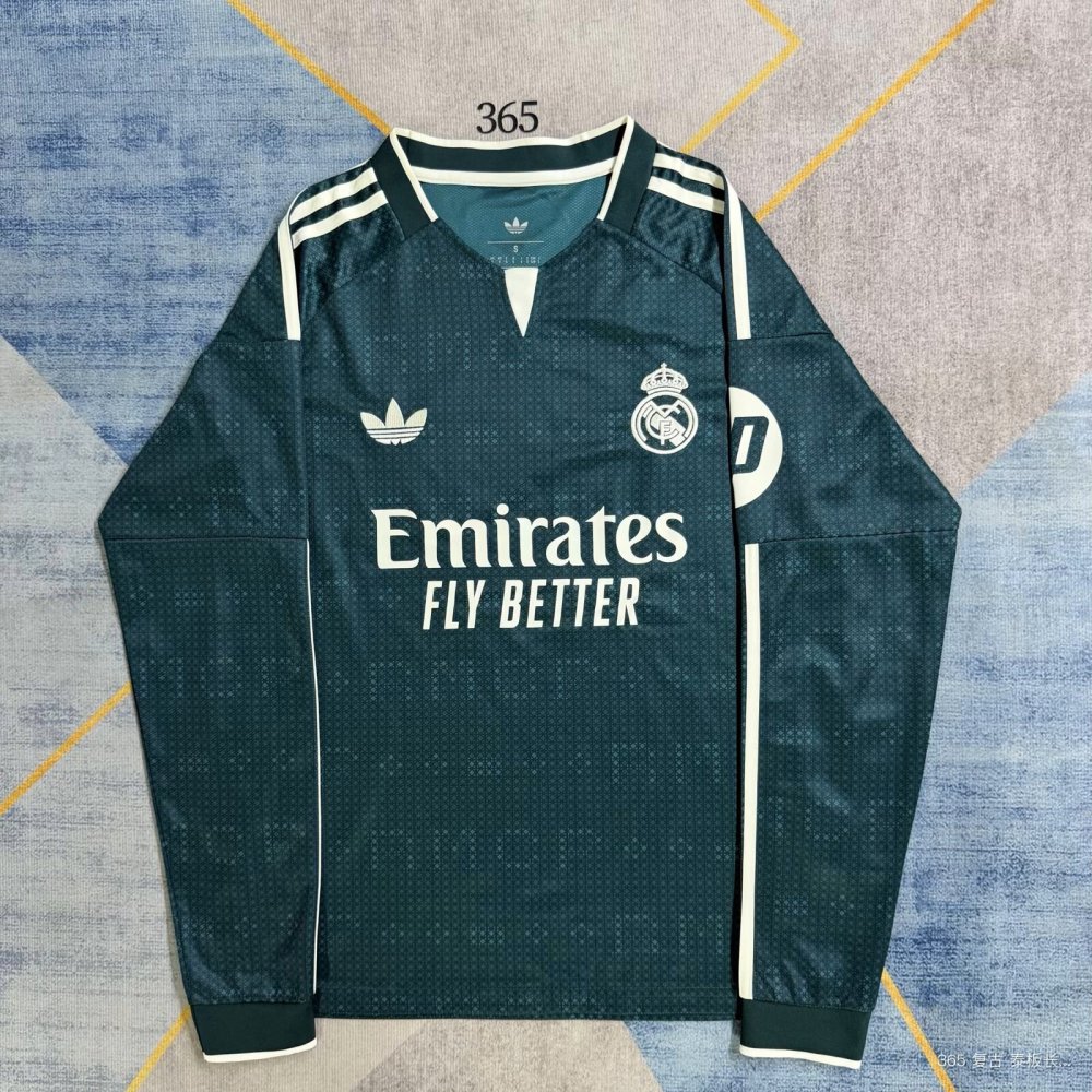 26-27 Real Madrid Away Soccer Jersey Long Sleeve