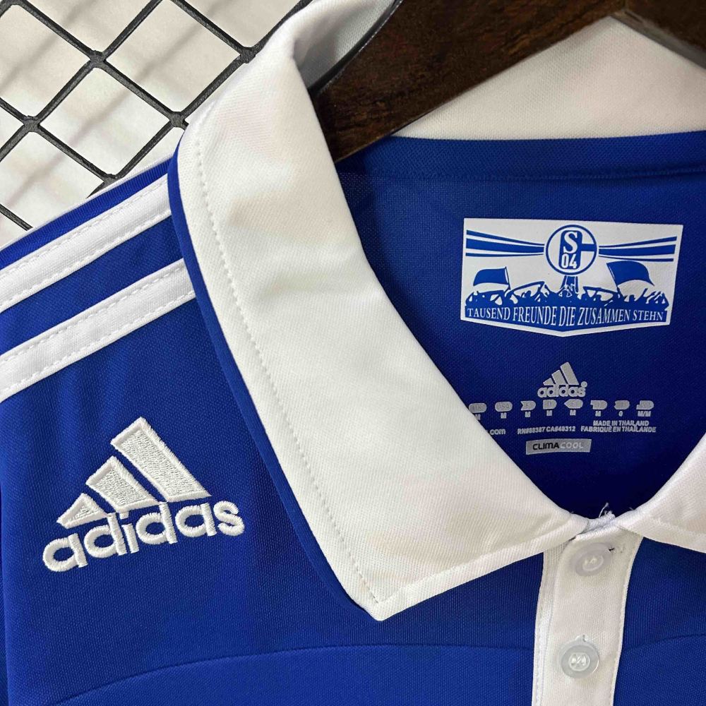 2010-11 Schalke 04 Home Soccer Retro Jersey