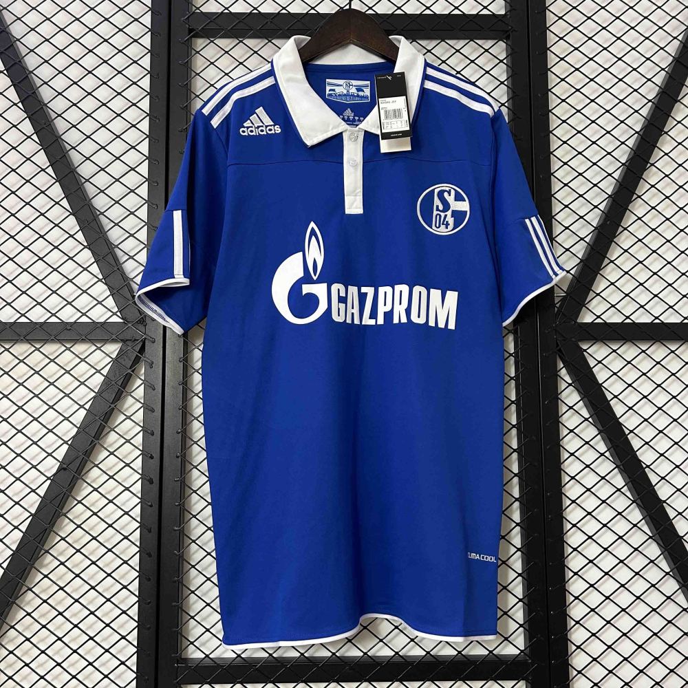 2010-11 Schalke 04 Home Soccer Retro Jersey