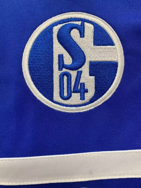2000-2002 Schalke 04 Home Soccer Retro Jersey