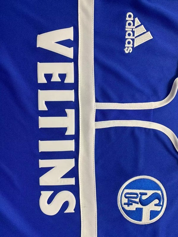 2000-2002 Schalke 04 Home Soccer Retro Jersey