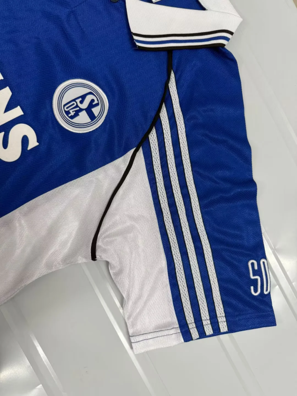 1998-2000 Schalke 04 Home Soccer Retro Jersey