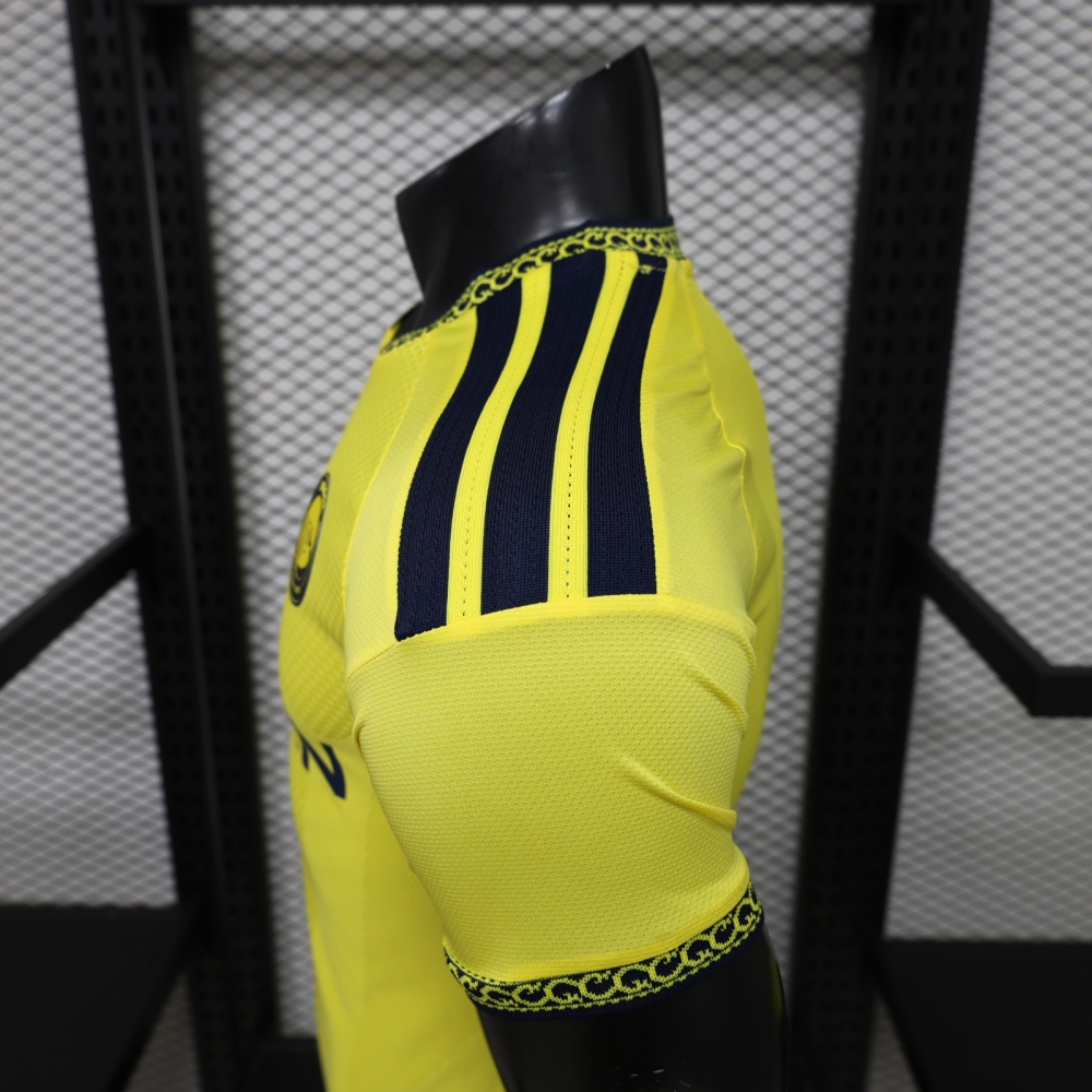 26-27 Al-Nassr Victory Home Soccer Jersey Player Version with Sponsor